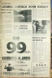 Página do jornal Unitário de agosto de 1971