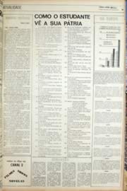 Página do jornal Unitário de agosto de 1971