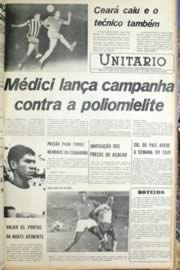 Página do jornal Unitário de setembro de 1971