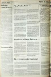 Página do jornal Unitário de setembro de 1971