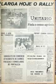 Página do jornal Unitário de setembro de 1971