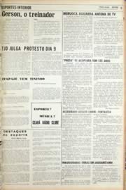 Página do jornal Unitário de setembro de 1971
