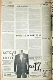 Página do jornal Unitário de setembro de 1971