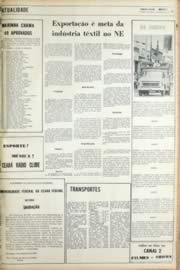 Página do jornal Unitário de setembro de 1971