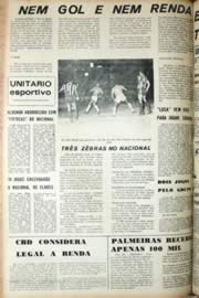 Página do jornal Unitário de setembro de 1971