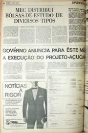 Página do jornal Unitário de setembro de 1971