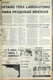 Página do jornal Unitário de setembro de 1971