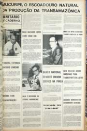 Página do jornal Unitário de setembro de 1971
