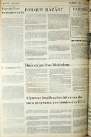 Página do jornal Unitário de setembro de 1971