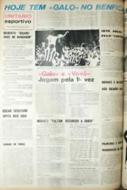 Página do jornal Unitário de setembro de 1971