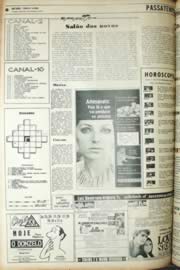 Página do jornal Unitário de setembro de 1971