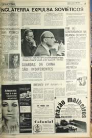 Página do jornal Unitário de setembro de 1971