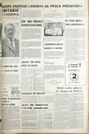 Página do jornal Unitário de setembro de 1971