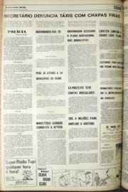 Página do jornal Unitário de setembro de 1971