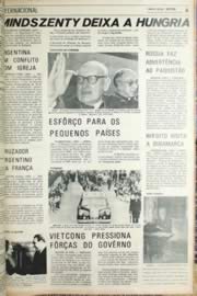 Página do jornal Unitário de setembro de 1971
