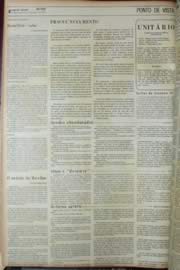 Página do jornal Unitário de janeiro de 1972