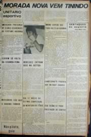 Página do jornal Unitário de janeiro de 1972