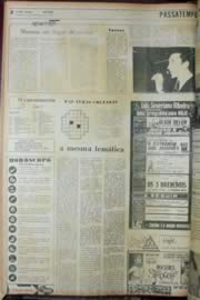 Página do jornal Unitário de janeiro de 1972
