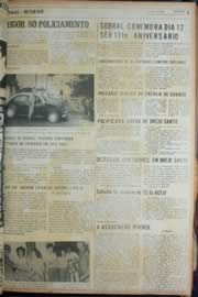 Página do jornal Unitário de janeiro de 1972