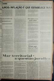 Página do jornal Unitário de janeiro de 1972