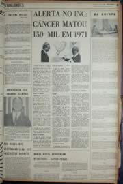 Página do jornal Unitário de janeiro de 1972
