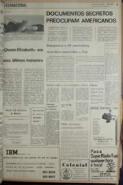 Página do jornal Unitário de janeiro de 1972