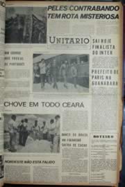 Página do jornal Unitário de janeiro de 1972