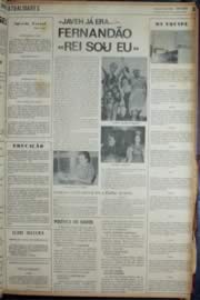 Página do jornal Unitário de janeiro de 1972