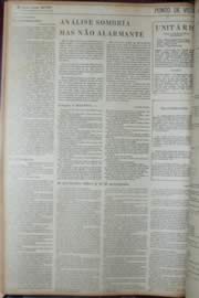 Página do jornal Unitário de janeiro de 1972