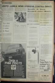 Página do jornal Unitário de janeiro de 1972