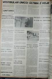 Página do jornal Unitário de janeiro de 1972