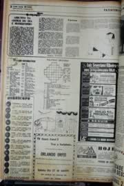 Página do jornal Unitário de janeiro de 1972