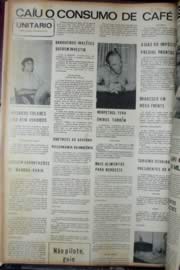 Página do jornal Unitário de janeiro de 1972