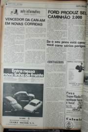 Página do jornal Unitário de janeiro de 1972