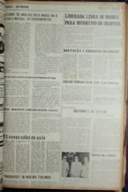 Página do jornal Unitário de janeiro de 1972