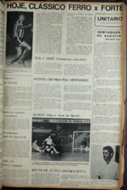 Página do jornal Unitário de janeiro de 1972