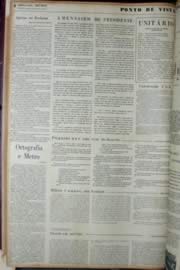 Página do jornal Unitário de janeiro de 1972
