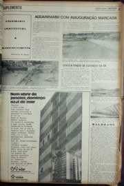 Página do jornal Unitário de fevereiro de 1972