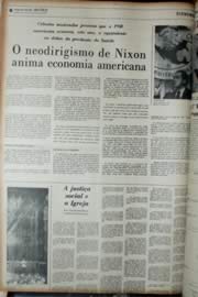 Página do jornal Unitário de fevereiro de 1972