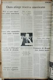 Página do jornal Unitário de fevereiro de 1972