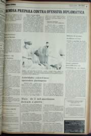 Página do jornal Unitário de março de 1972