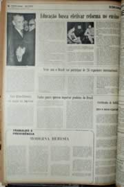 Página do jornal Unitário de março de 1972