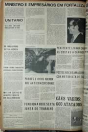 Página do jornal Unitário de março de 1972