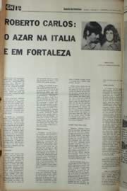 Página do jornal Unitário de março de 1972