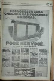Página do jornal Unitário de março de 1972