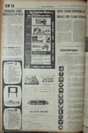 Página do jornal Unitário de março de 1972