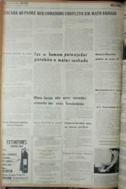 Página do jornal Unitário de março de 1972