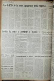 Página do jornal Unitário de março de 1972