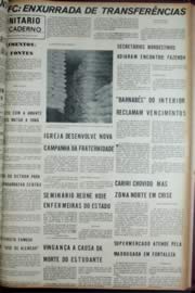 Página do jornal Unitário de março de 1972