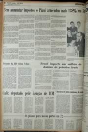 Página do jornal Unitário de março de 1972